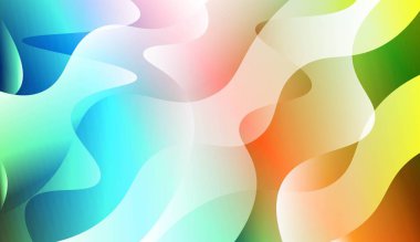 Eğrileri çizgiler Ile şablon soyut arka plan. Kapak sayfası, açılış sayfası, banner için. Renk gradyan ile vektör Illustration.