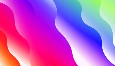 Dalga Modern arka plan. Iş sunumu duvar kağıdı, Flyer, Cover için. Renk gradyan ile vektör Illustration.