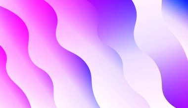 Çizgilerle Geometrik Desen, Dalga. Tasarım ilanın için, Banner, kapak sayfası. Renk Gradyanlı Vektör İllüstrasyonu.