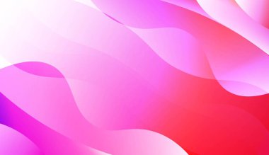 Dalga geometrik şekli Ile şablon arka plan. Şablon cep telefonu arka planlar için. Renk gradyan ile vektör Illustration.