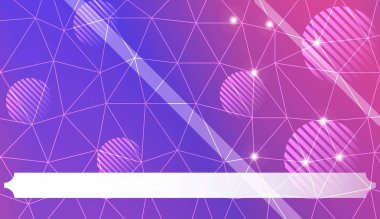 Çokgen üçgen tarzı ile dekoratif desen. Satır. Daire. İş projeniz için arka plan. Reklam, şablon ekranı. Vektör illüstrasyon. Yaratıcı degrade rengi.