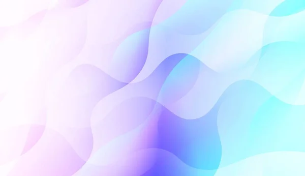 Wellen-Abstrakter Hintergrund mit Linie, geometrischer Form. Creative Gradient Background. Für Grußkarten, Broschüren, Bannerkalender. Vektorillustration. — Stockvektor