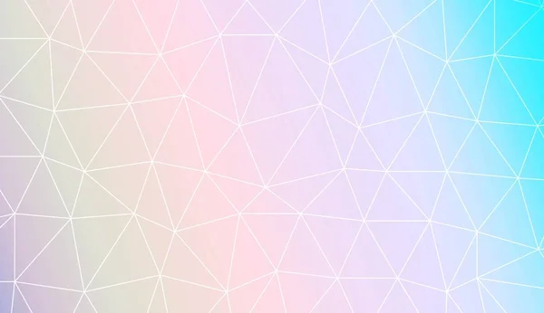 Ilustración colorida en patrón poligonal abstracto con estilo de triángulos con gradiente. Para su negocio, publicidad, papel pintado. Ilustración vectorial . — Vector de stock