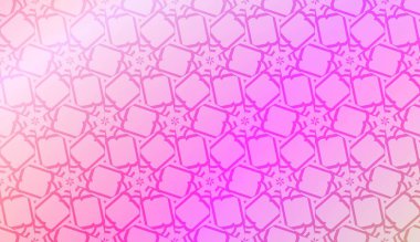 Geometrik Desenli Açık Pastel renk Degrade Arka Plan. Grafik Davetiye Kartınız, Posteriniz, Broşürünüzüz için. Vektör İllüstrasyonu.