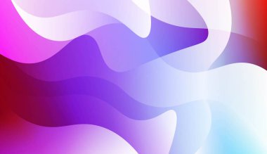 Eğriçizgileri, Dalga Şekli ile Şablon Soyut Arka Plan. İş Sunum Duvar Kağıdı, El İlanı, Kapak için. Renk Gradyan lı Vektör Çizimi.