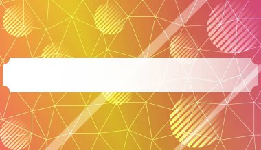 Çokgen üçgen tarzı ile dekoratif desen. Satır. Daire. İş projeniz için arka plan. Reklam, şablon ekranı. Vektör illüstrasyon. Yaratıcı degrade rengi.