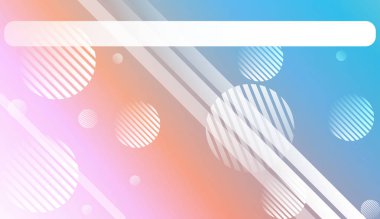 Çizgi, daire ile modern ekran degrade tasarım. Tebrik kartı, afiş, poster, broşür, afiş takvimi için. Vektör Illustration.