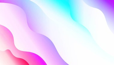 Dinamik Efektli Modern Arkaplan. Fütürist Reklam ve Broşürler için. Renk Gradyanlı Vektör İllüstrasyonu.