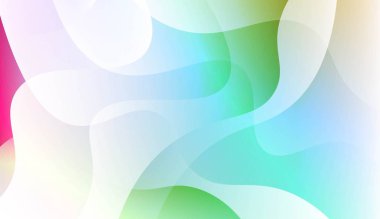 Dalgalı arka plan. Tasarım broşürü, banner, açılış sayfası için. Renk gradyan ile vektör Illustration.