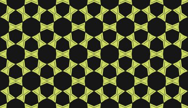 Sarı. Soyut Dikişsiz geometrik desen. duvar kağıtları için, Web sayfası arka plan, yüzey dokular, reklam kitapçıklar, afiş için görüntü. Vektör Illustration