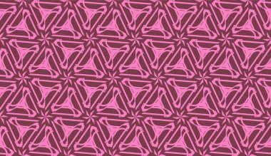 Çokgen geometrik elementlerle desen. Kusursuz Vektör illüstrasyonu. Duvar kağıdı şablonu, iç tasarım, dekorasyon, hatıra defteri sayfası.