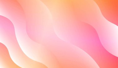 Dalga Modern arka plan. Iş sunumu duvar kağıdı, Flyer, Cover için. Renk gradyan ile vektör Illustration.