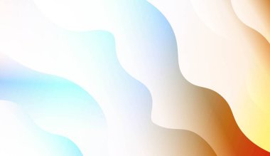 Dalga Modern arka plan. Iş sunumu duvar kağıdı, Flyer, Cover için. Renk gradyan ile vektör Illustration.