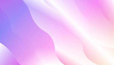 Modern Dalgalı Arka plan. Şablon Cep Telefonu Özgeçmişi için. Renk Gradyanlı Vektör İllüstrasyonu.