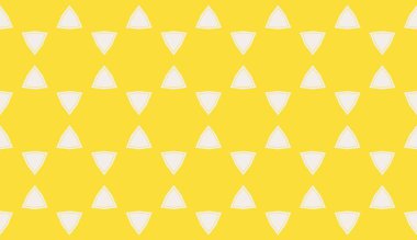 Renk tasarımı geometrik deseni. Dikişsiz vektör illüstrasyon sarı renk.