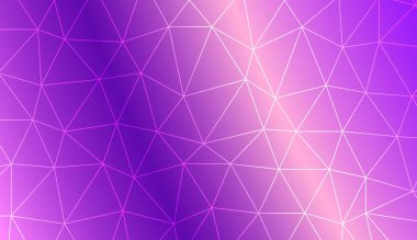 Üçgenli soyut mozaik zemin. Poster, afiş, broşür için parlak bir arka plan. Vektör çizimi. Yaratıcı gradyan rengi