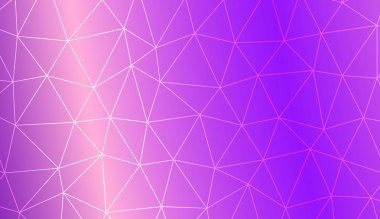 Üçgenli soyut mozaik zemin. Poster, afiş, broşür için parlak bir arka plan. Vektör çizimi. Yaratıcı gradyan rengi