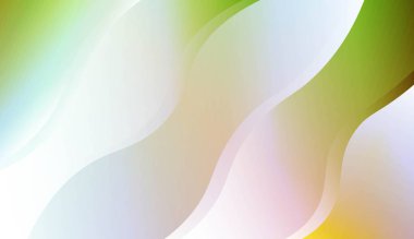 Dalgalı Arka Plan. El İle, Broşür, Kitapçık Ve Web Siteleri Tasarım Vektör İllüstrasyon Renk Gradyan ile.