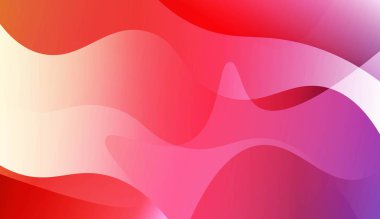 Dalga Gradyan Şekli ile Soyut Arka Plan. Tasarım Duvar Kağıtları Sunumu için. Vektör İllüstrasyonu