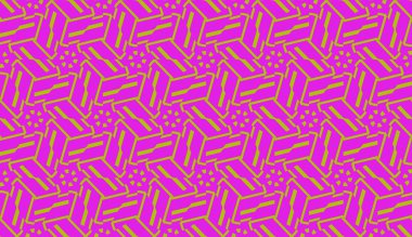 Soyut modern süslemeli tasarım modeli. Üçgen tarzı. Vektör Kusursuz illüstrasyon.