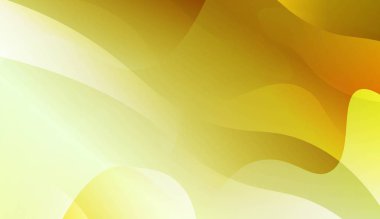 Dalga yeşil sarı degrade şekli Ile Soyut Arkaplan. Fütüristik reklam için, kitapçıklar. Renk gradyan ile vektör Illustration