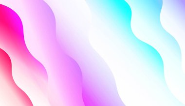 Dalga geometrik şekli Ile şablon arka plan. Tasarım, sunum, Iş için. Renk gradyan ile vektör Illustration.