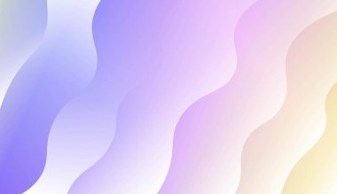 Dalgalı arka plan. Tasarım broşürü, banner, açılış sayfası için. Renk gradyan ile vektör Illustration.