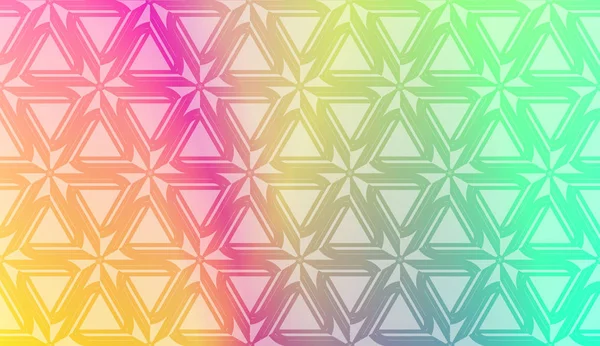 Colorful Gradient Background with geometric pattern. For Your Design Wallpaper, Presentation, Banner, Flyer, Cover Page, Landing Page. Vector Illustration. — Stock Vector