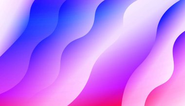 Dalgalı arka plan. Tasarım broşürü, banner, açılış sayfası için. Renk gradyan ile vektör Illustration.