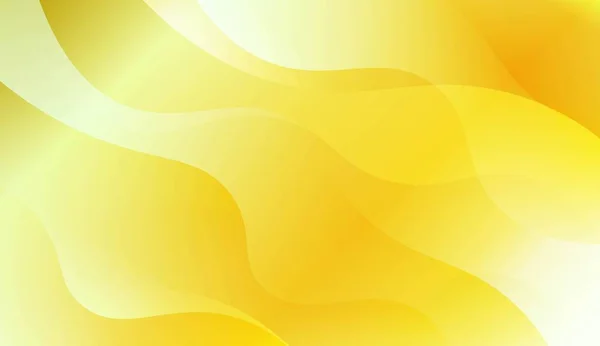 Fondo abstracto con forma de gradiente amarillo verde de onda. Para anuncios futuristas, folletos. Ilustración vectorial con degradado de color — Archivo Imágenes Vectoriales