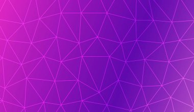 Düşük Poly düzeni. Duvar kağıdı, reklam, afiş, poster için. Vektör Illustration. Yaratıcı degrade rengi