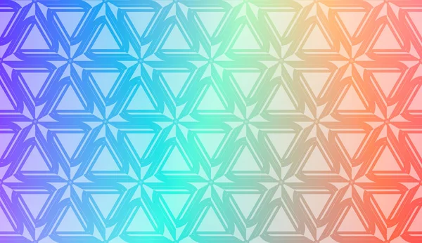 Fondo de degradado colorido abstracto liso con patrón geométrico. Para su fondo de pantalla gráfico, Portada, Banner. Ilustración vectorial. — Vector de stock