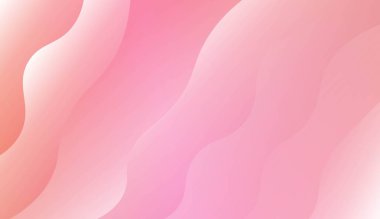 Modern Dalgalı Arka plan. Şablon Cep Telefonu Özgeçmişi için. Renk Gradyanlı Vektör İllüstrasyonu.