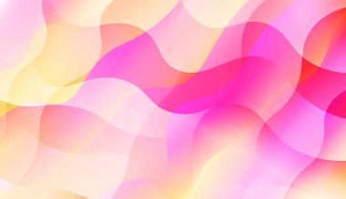 Çizgilerile Dalgalı Arka Plan. Başlık Sayfanız, Reklamınız, Posteriniz, Afişiniz Için Tasarla. Renk Gradyan lı Vektör Çizimi.