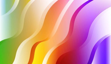 Modern dalgalı arka plan. Yaratıcı şablonlar, kartlar, renk kapakları seti için. Renk gradyan ile vektör Illustration.