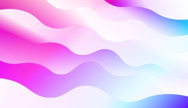 Dinamik Efektli Modern Arkaplan. Fütürist Reklam ve Broşürler için. Renk Gradyanlı Vektör İllüstrasyonu.