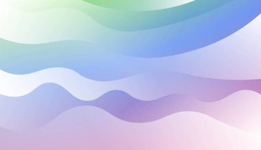 Dalgalı arka plan. Tasarım broşürü, banner, açılış sayfası için. Renk gradyan ile vektör Illustration.