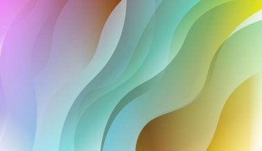 Dalga Soyut Arkaplan. Zarif desen kapak kitabı için. Renk gradyan ile vektör Illustration.