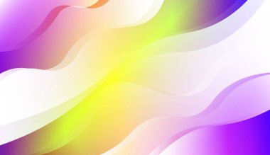 Modern dalgalı arka plan. Yaratıcı şablonlar, kartlar, renk kapakları seti için. Renk gradyan ile vektör Illustration.