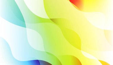 Eğrileri çizgiler Ile şablon soyut arka plan. Tasarım kapak sayfası, poster, banner web siteleri Için. Renk gradyan ile vektör Illustration.