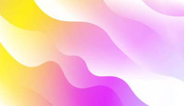 Dalga Modern arka plan. Tasarım duvar kağıdı, sunum, afiş, afiş, kapak sayfası, açılış sayfası için. Renk gradyan ile vektör Illustration.