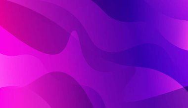 Futuristik mavi mor renk tasarım geometrik dalga şekli. Zarif desen kapak kitabı için. Renk gradyan ile vektör Illustration.