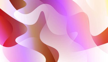 Çizgilerle Geometrik Desen, Dalga. Tasarım ilanın için, Banner, kapak sayfası. Renk Gradyanlı Vektör İllüstrasyonu.