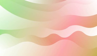 Dalga, eğrisi hatları Ile modern tarzda bulanık dekoratif tasarım. Zarif desen kapak kitabı için. Renk gradyan ile vektör Illustration.