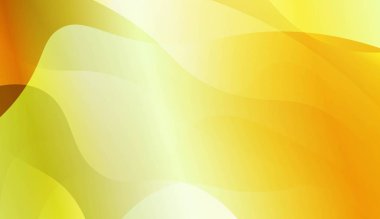 Dalga yeşil sarı degrade şekli Ile Soyut Arkaplan. Fütüristik reklam için, kitapçıklar. Renk gradyan ile vektör Illustration