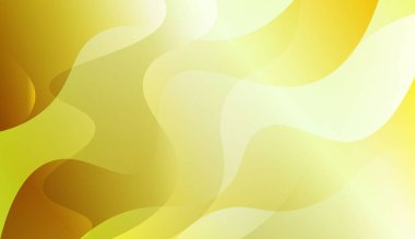 Dalga geometrik şekli Ile şablon arka plan. Şablon cep telefonu arka planlar için. Vektör Illustration yeşil sarı renk degrade ile.