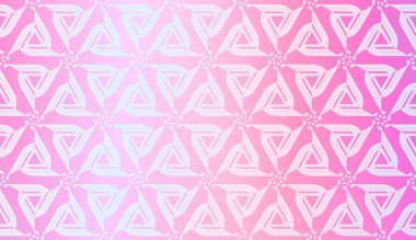 Üçgen Tarzlı Dekoratif Desen. Bulanık Gradyan Arkaplanı. Parlak Renk. Banner Şablonu, Flyer, Davetiye Kartı için. Vektör İllüstrasyonu