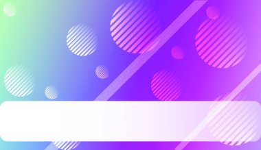 Line, Circle ile Yumuşak Renk Gradyan Arka Plan. Tebrik kartı, el ilanı, davetiye. Vektör İllüstrasyonu.