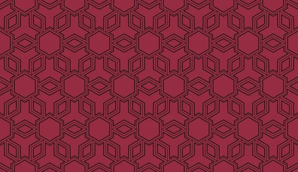 Rojo. patrón de geometrías sin costura abstracta. para papel pintado. página de diseño de relleno. Ilustración vectorial. — Vector de stock