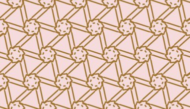 Üçgen tarzında orijinal iç arka plan. Vektör illüstrasyon. Sizin için ev iç duvar kağıdı, moda baskı. Açık Bej renk.